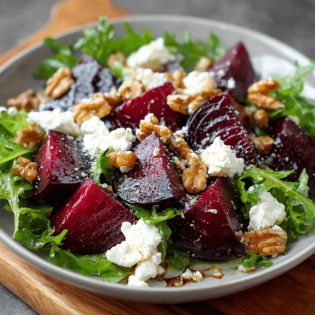 Roasted Beet & Goat Cheese Salad Recipe