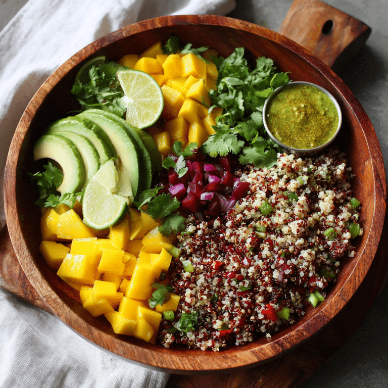 Avocado Mango Quinoa Salad Recipe