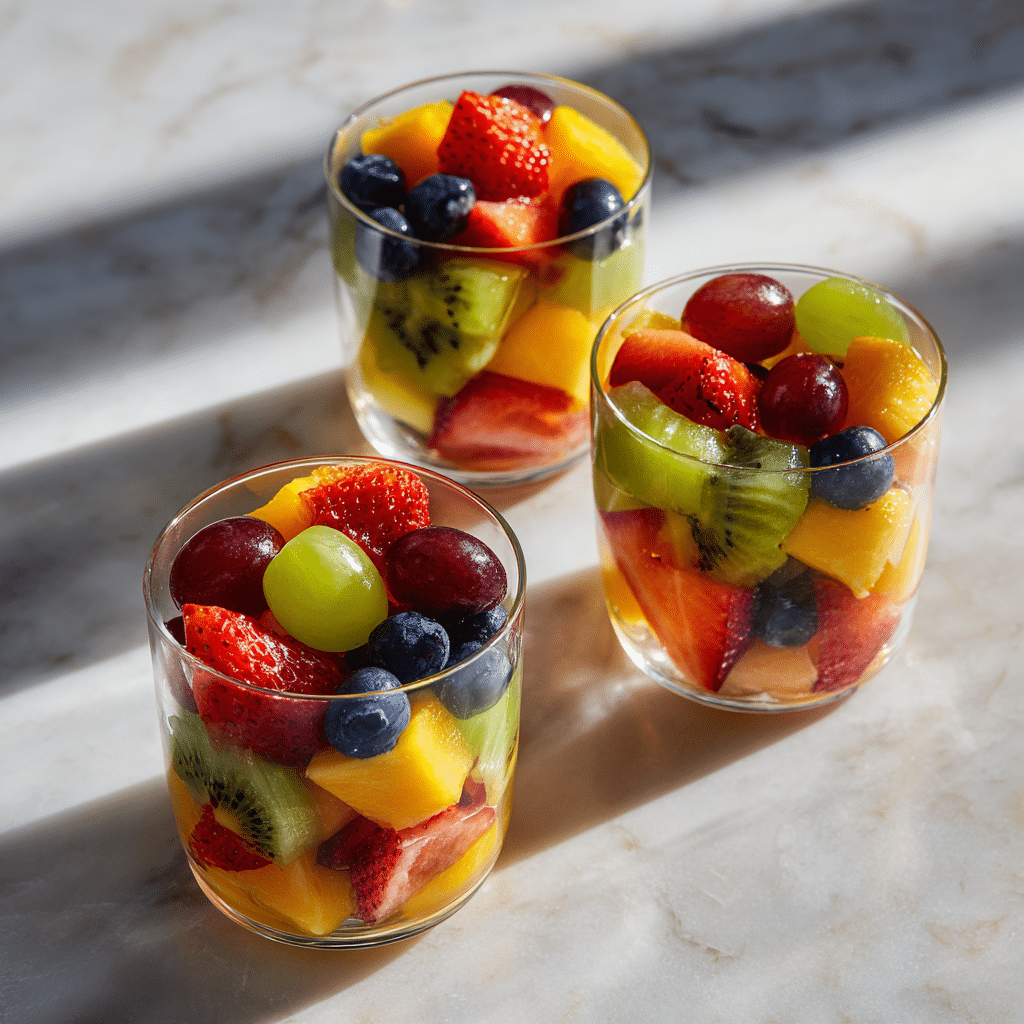 Rainbow Fruit Cups Recipe