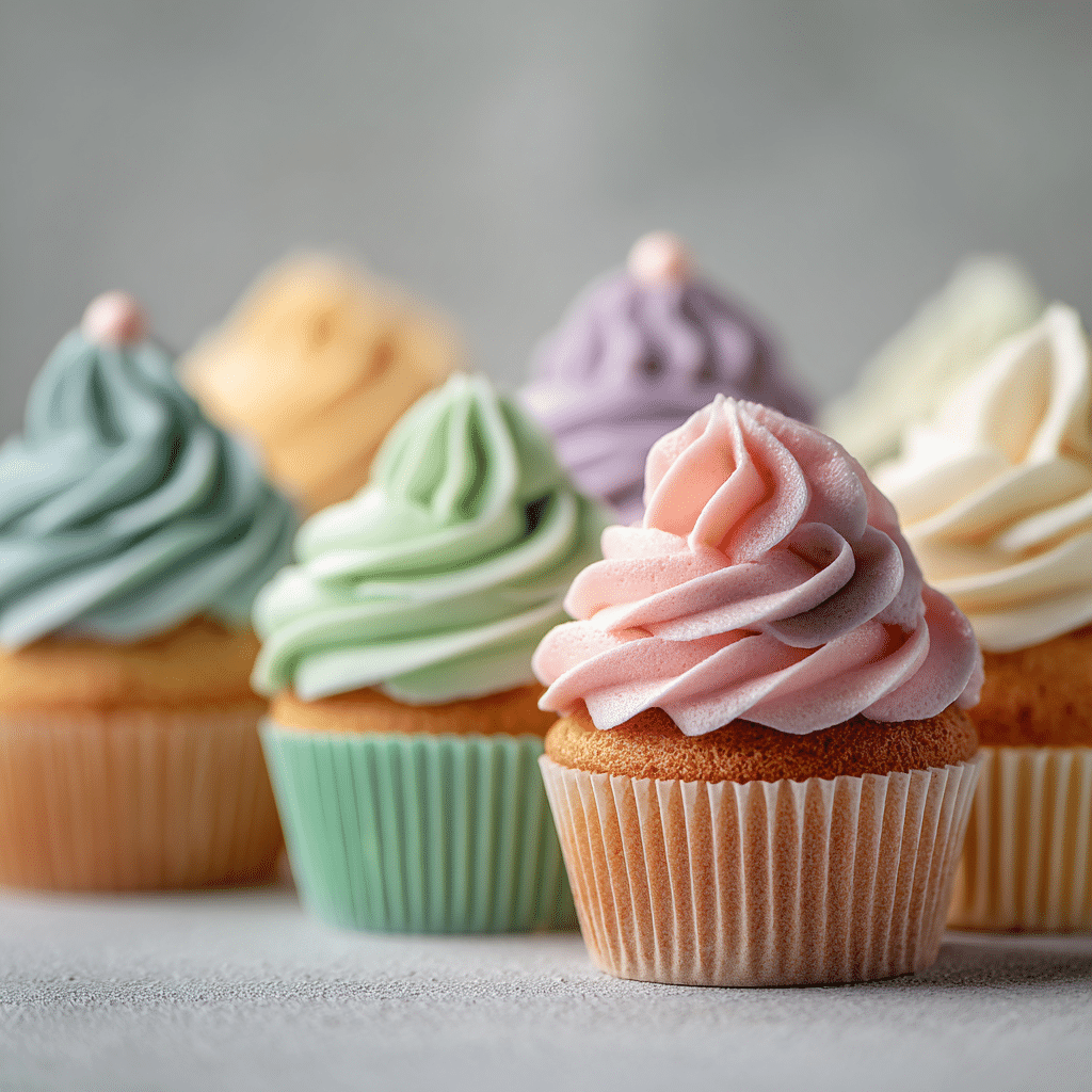 Colorful Cupcakes Recipe