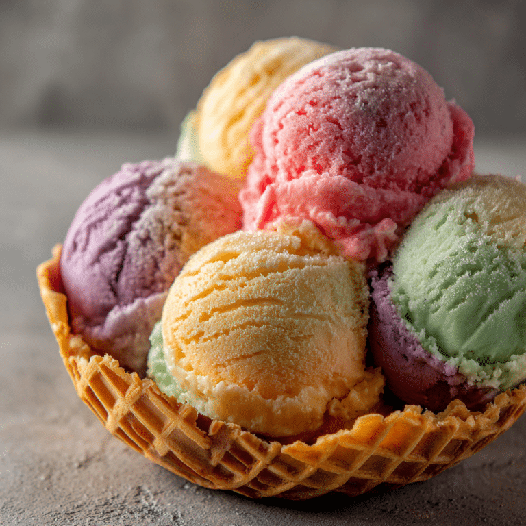 Rainbow Ice Cream Recipe