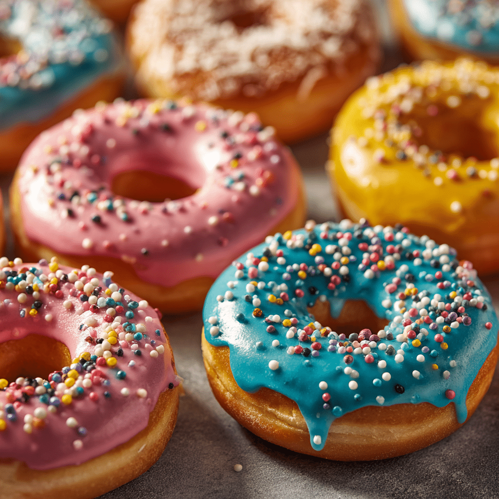 Colorful Donuts Recipe