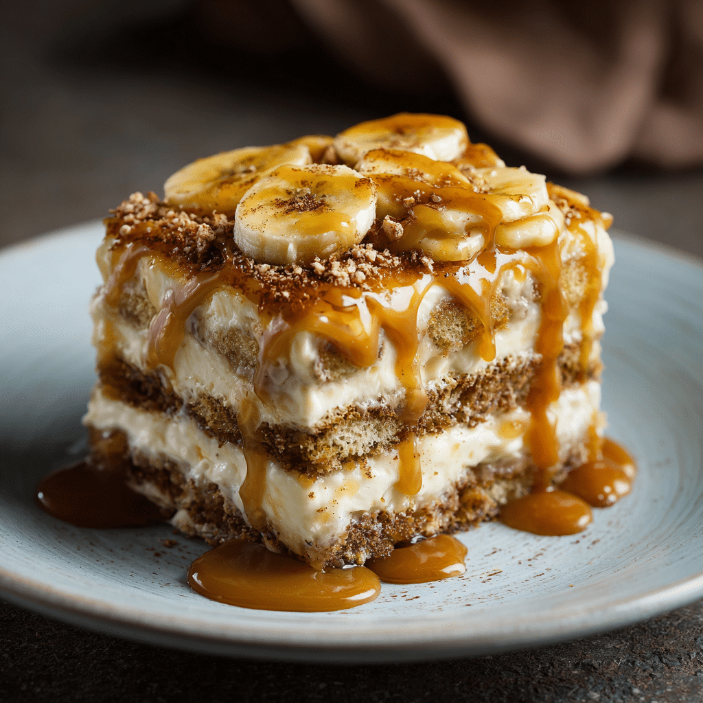 Banana Caramel Tiramisu Recipe - Recipe Image