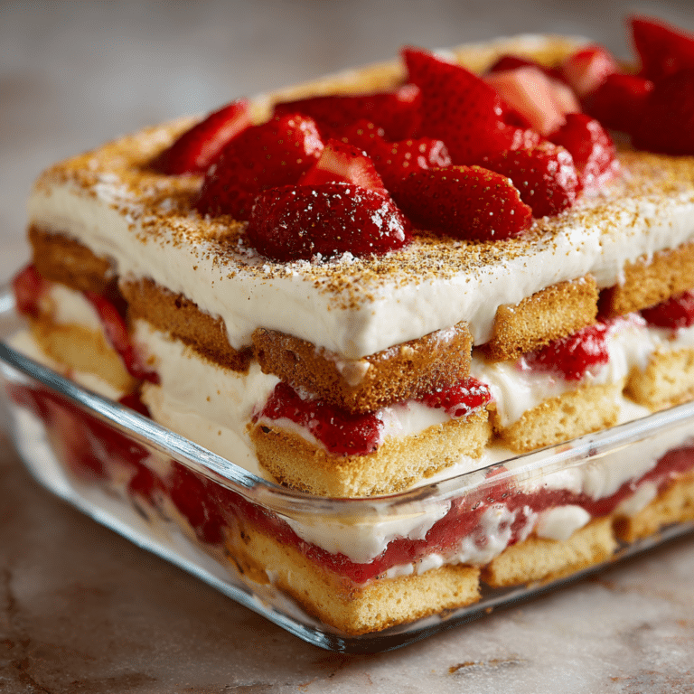 Strawberry Tiramisu Recipe