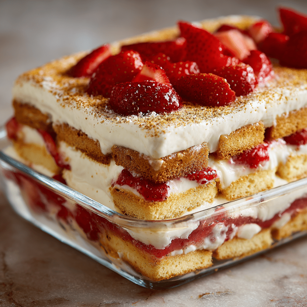 Strawberry Tiramisu Recipe