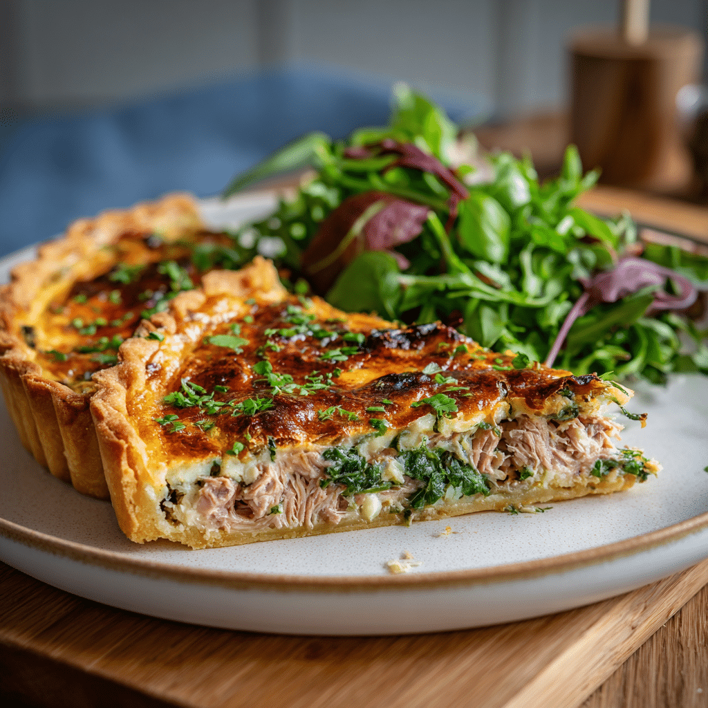 Tuna Savory Tart Recipe - Recipe Image