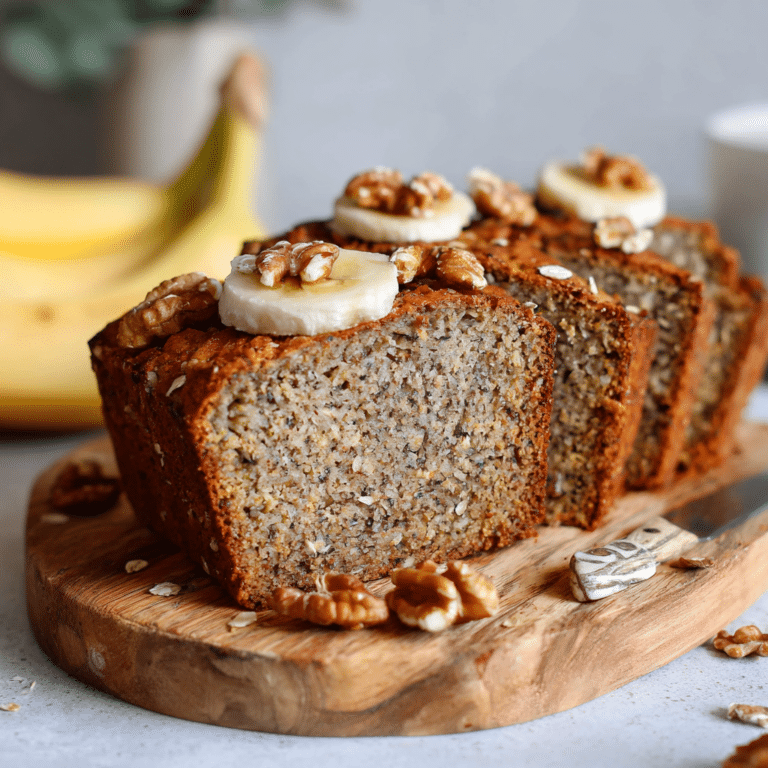 Vegan Banana Bread (Healthy + Easy) Recipe