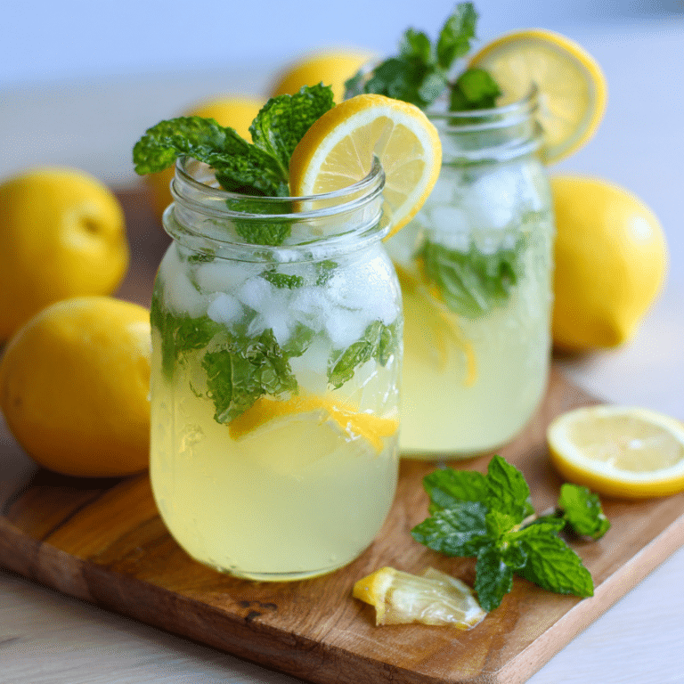 Lemon Mint Cooler Recipe