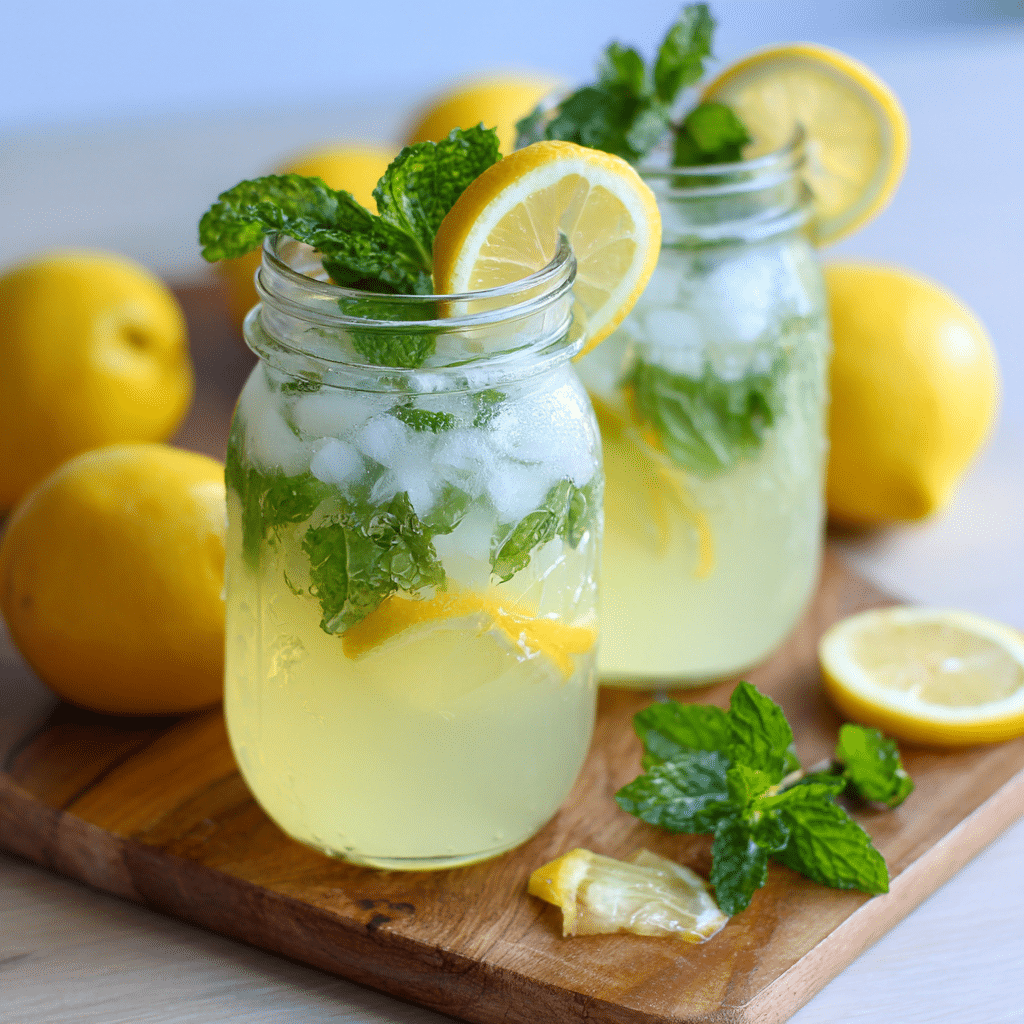 Lemon Mint Cooler Recipe
