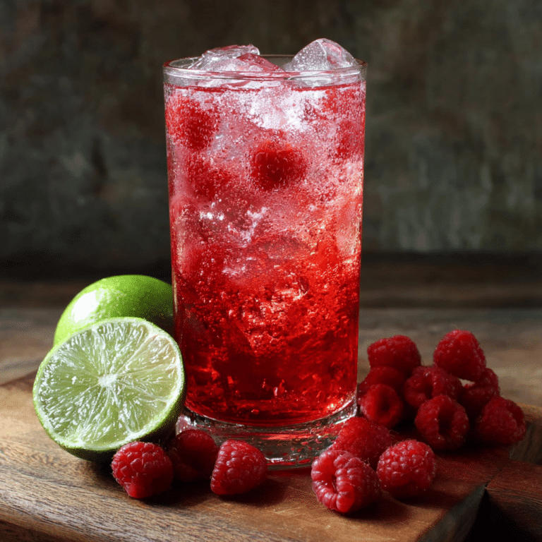Raspberry Sparkling Drink Recipe