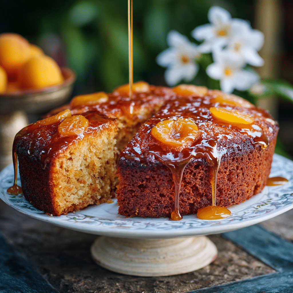 Sunset Apricot Honey Cake Recipe