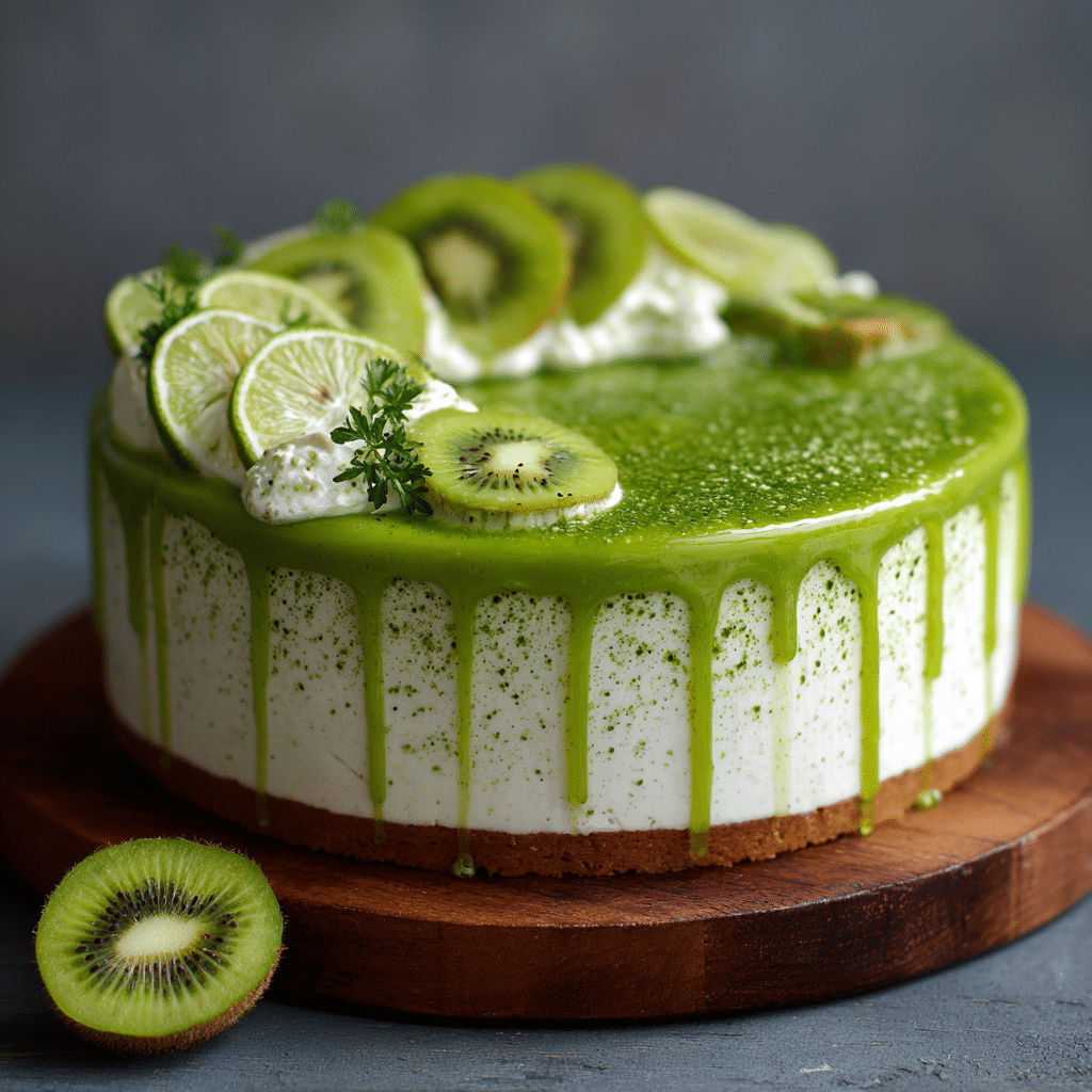 Kiwi Lime Splash Cake Recipe