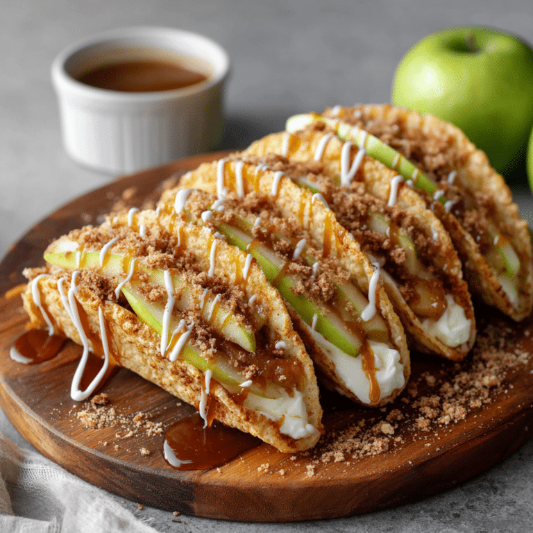 Cinnamon Apple Cheesecake Tacos Recipe