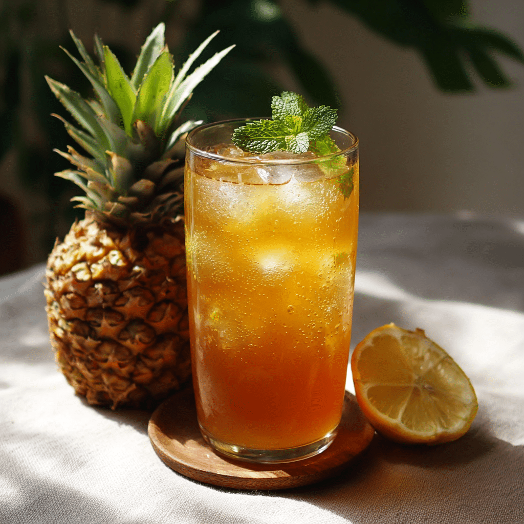 Pineapple Iced Tea Recipe - Recipe Image