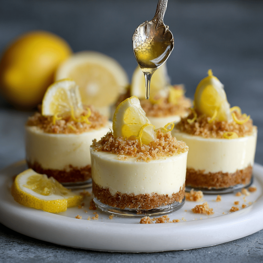 No-Bake Lemon Cheesecake Cups Recipe - Recipe Image
