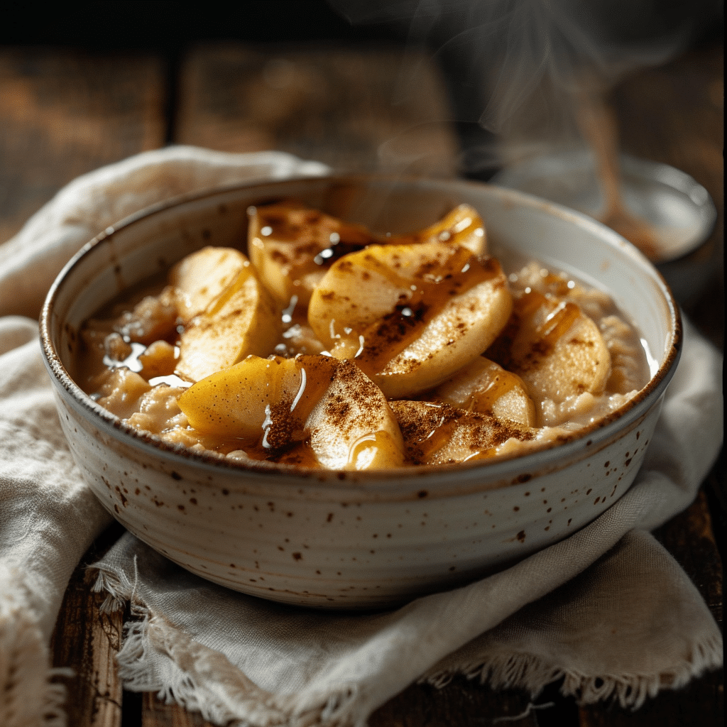 Caramel Apple Cinnamon Oatmeal Recipe - Recipe Image