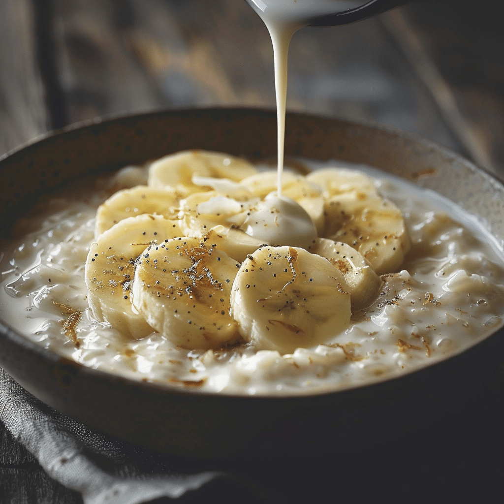 Banana Coconut Rice Cream Recipe - Recipe Image