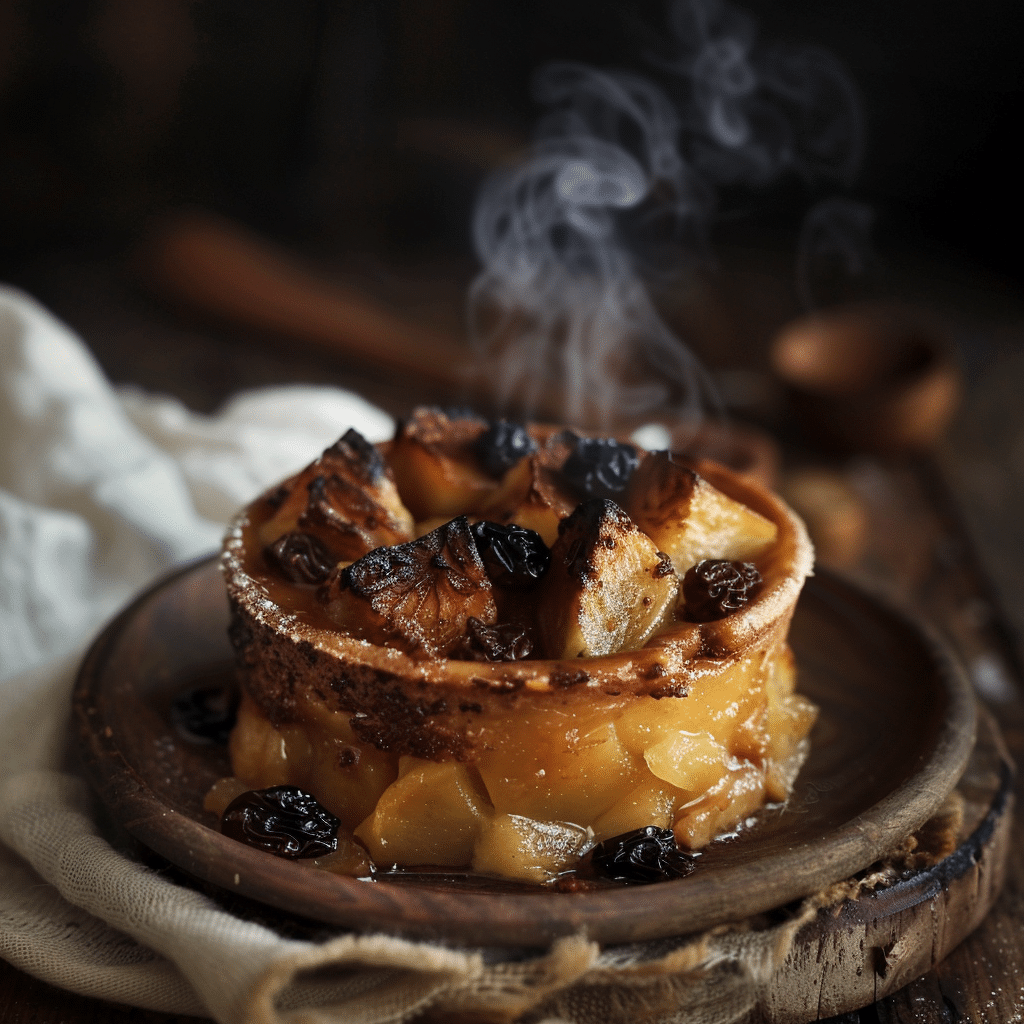 Apple Raisin Breakfast Pudding Recipe - Recipe Image