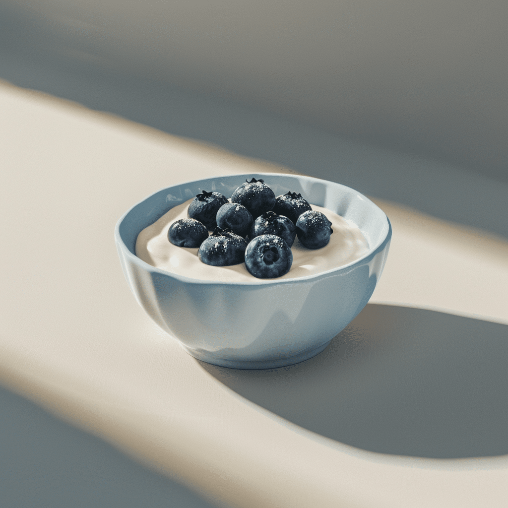 Blueberry Vanilla Oat Cream Bowl Recipe - Recipe Image