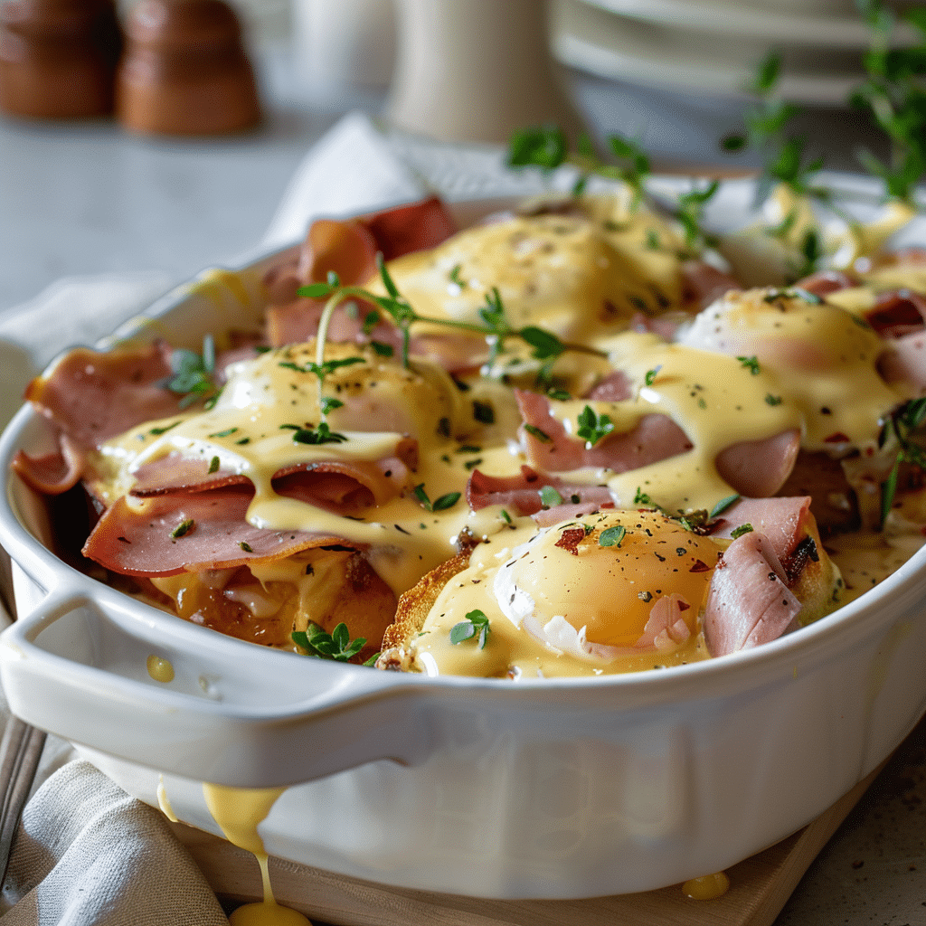 Joanna Gaines Eggs Benedict Casserole Recipe - Recipe Image
