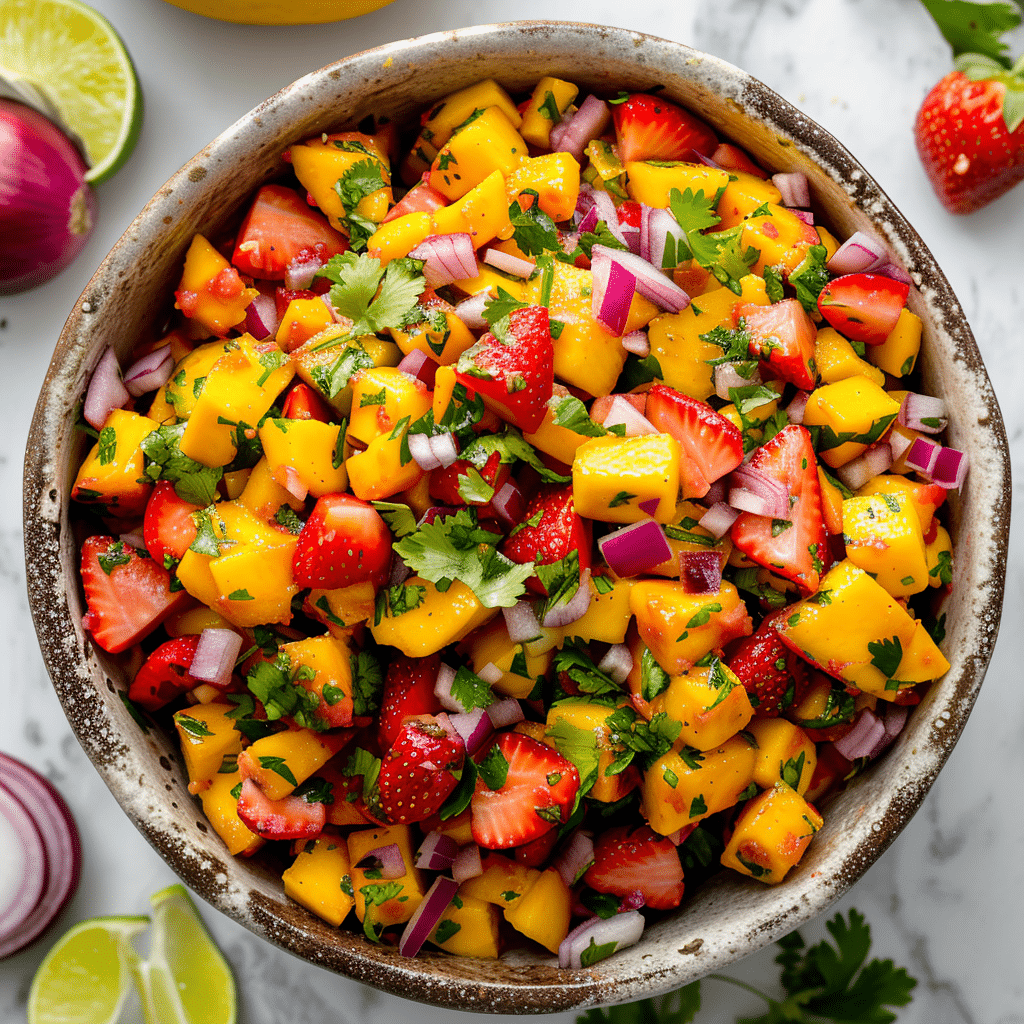 Strawberry Mango Salsa Recipe - Recipe Image