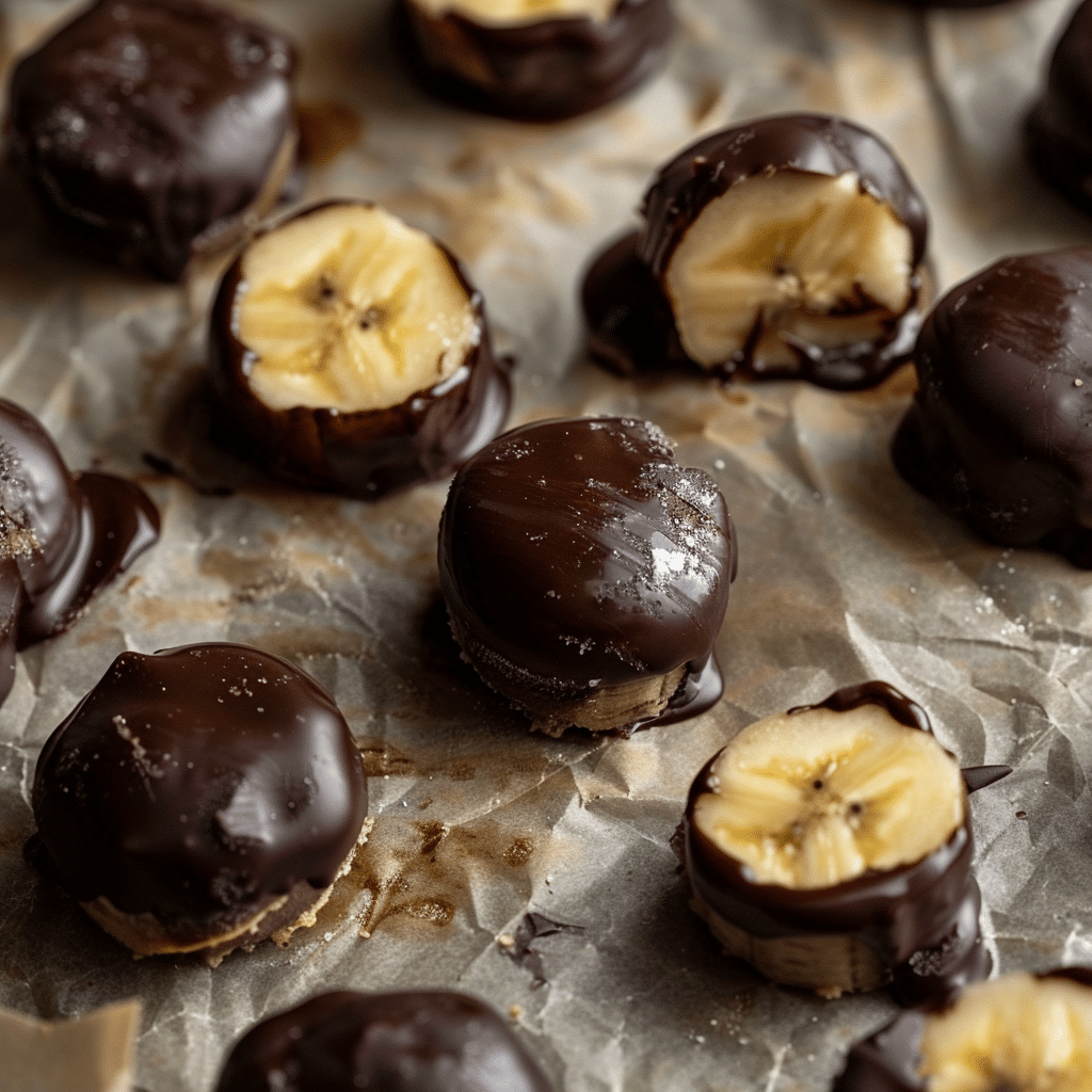 Chocolate Banana Frozen Bites Recipe - Recipe Image