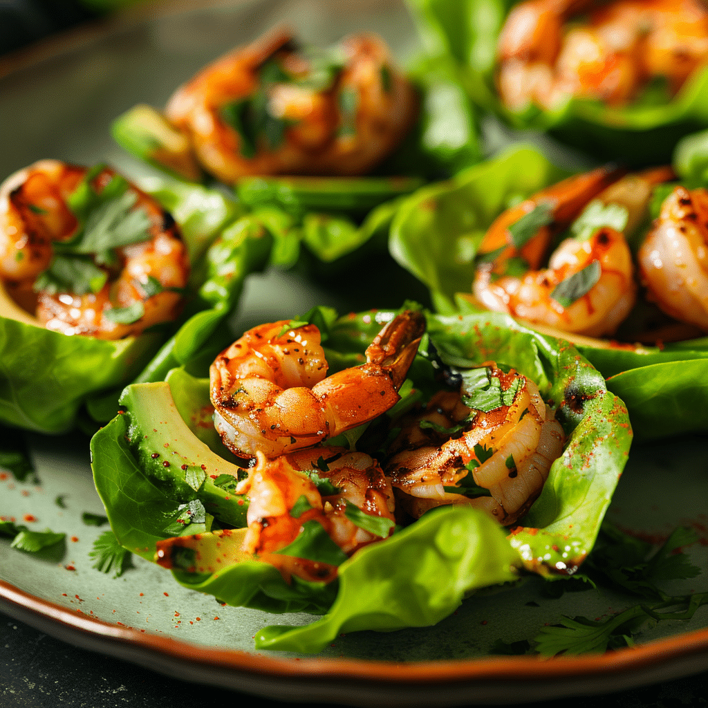 Shrimp Avocado Lettuce Cups Recipe - Recipe Image