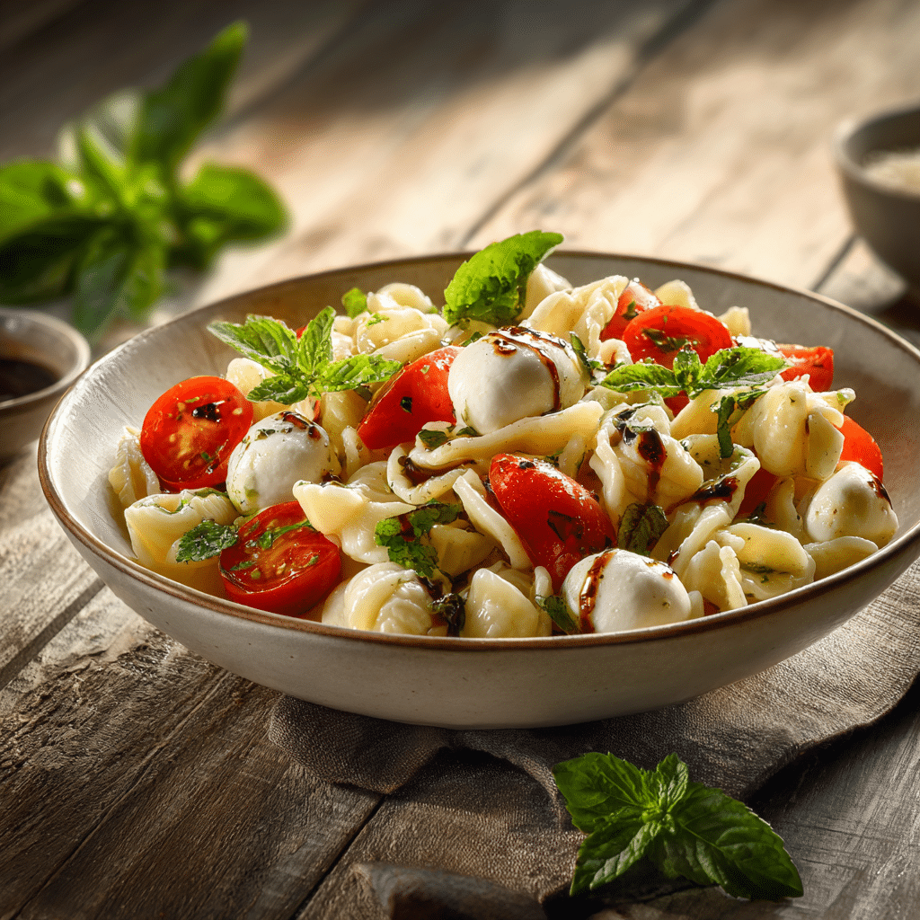 Caprese Pasta Salad Recipe - Recipe Image