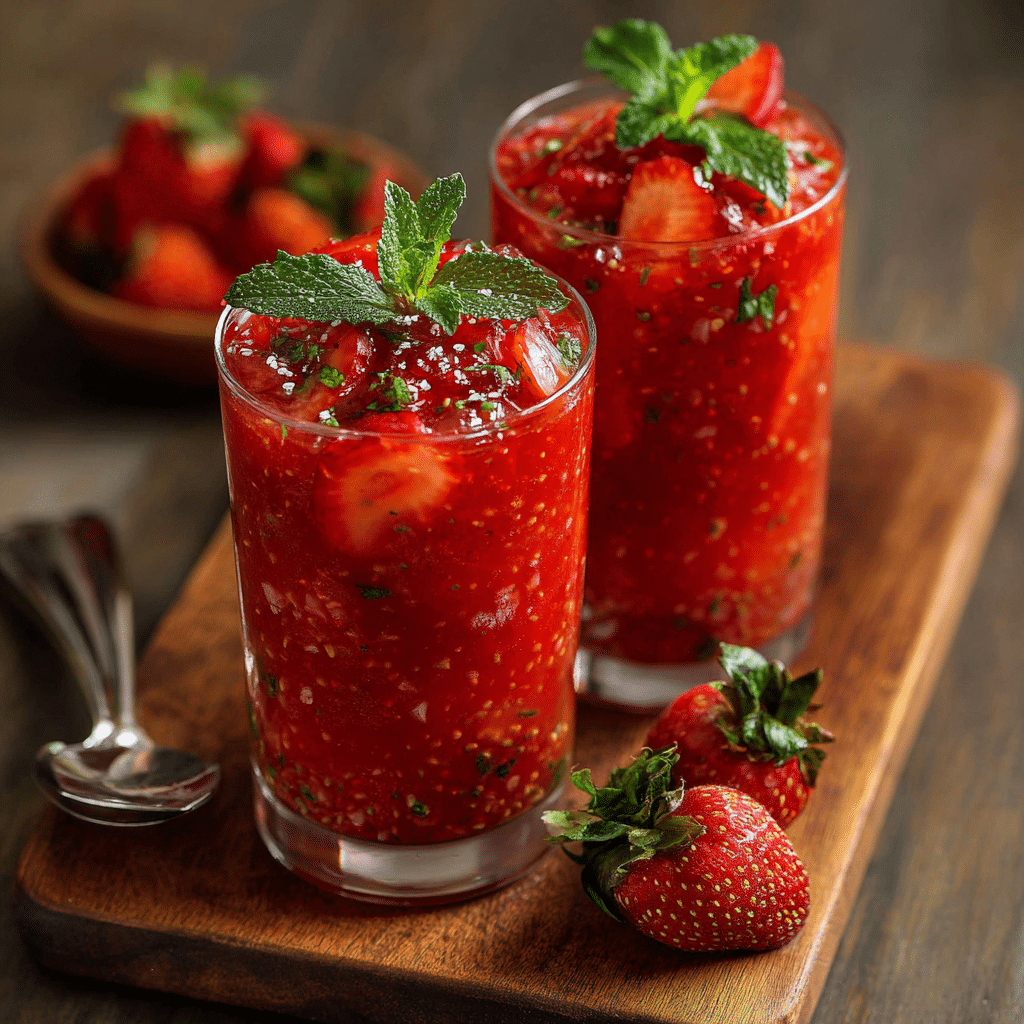 Tomato Strawberry Refresh Verrine Recipe - Recipe Image