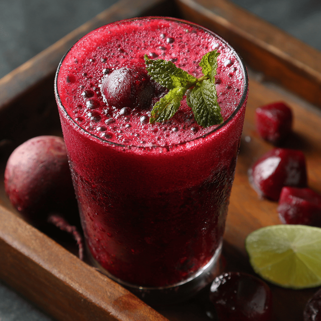 Beetroot Berry Savory Juice Recipe - Recipe Image