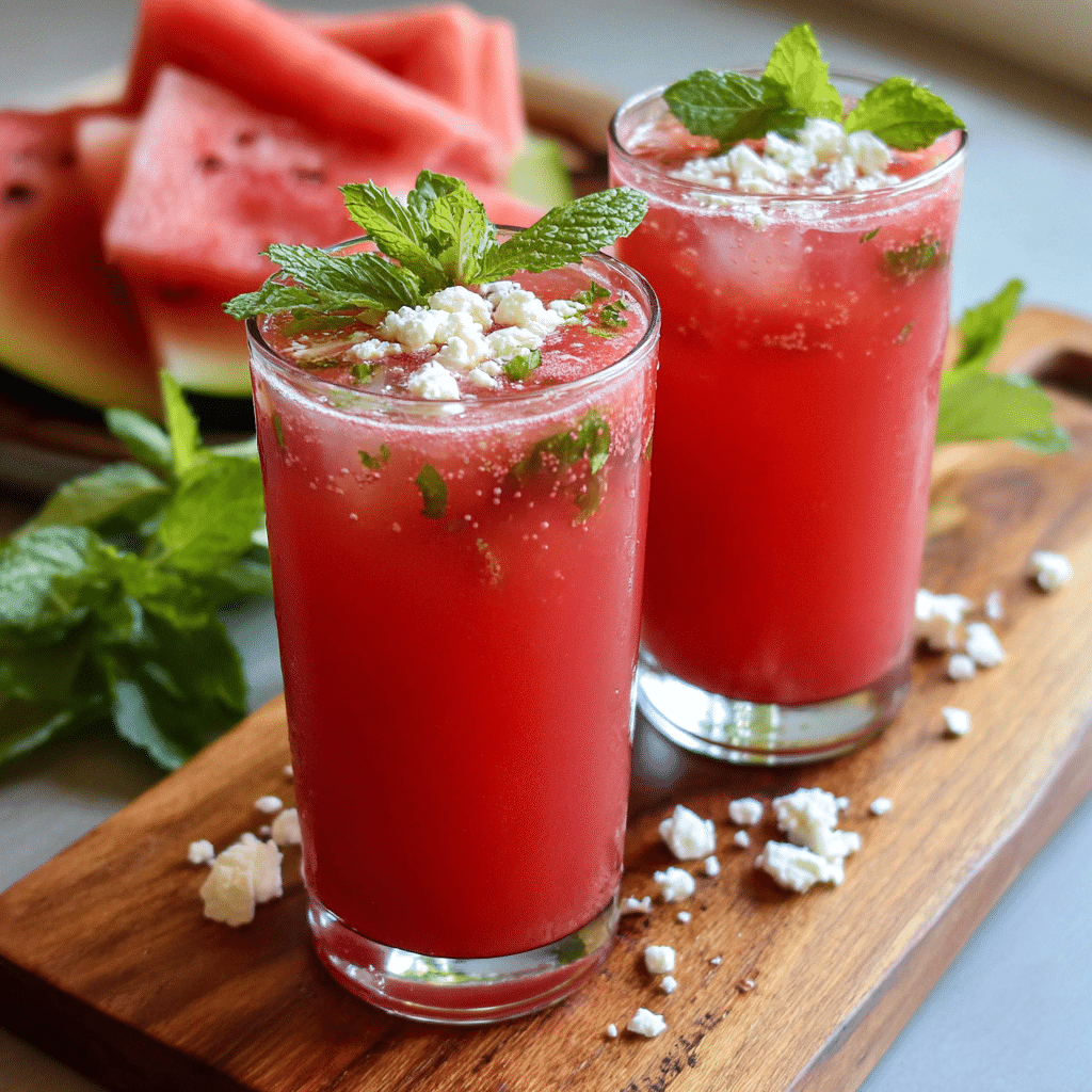 Watermelon Feta Cooler Recipe - Recipe Image