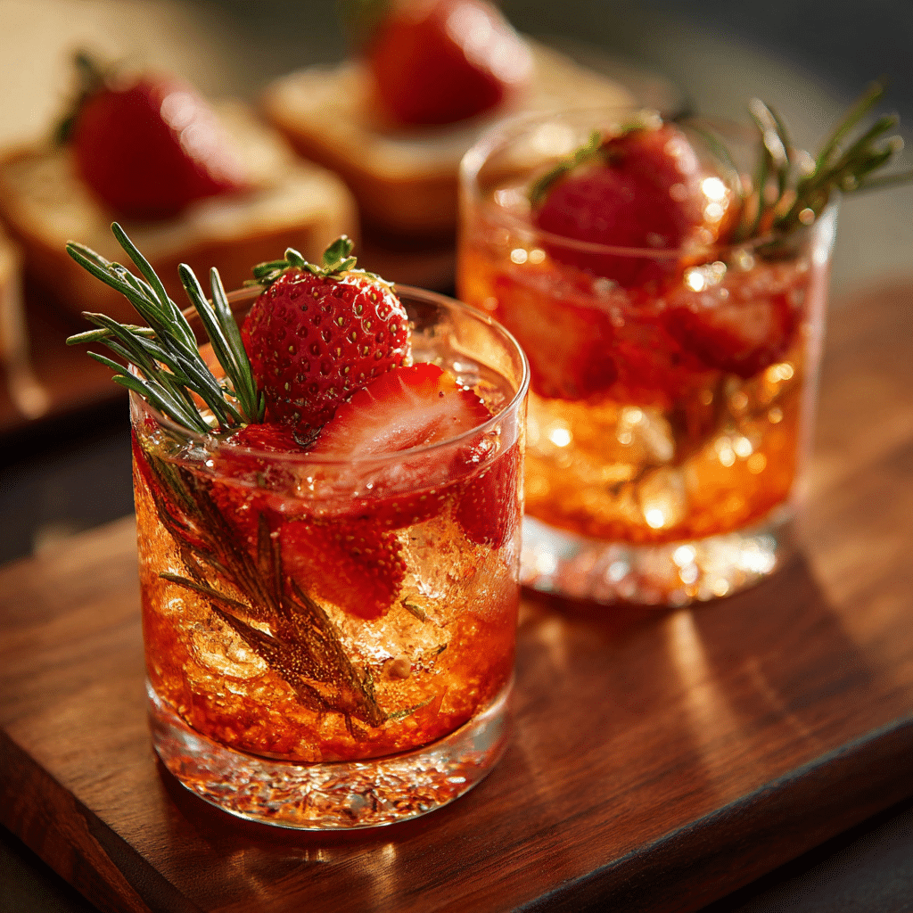 Tomato Strawberry Savory Spritz Recipe