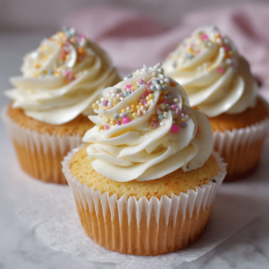 Vanilla Cupcakes Recipe - Recipe Image