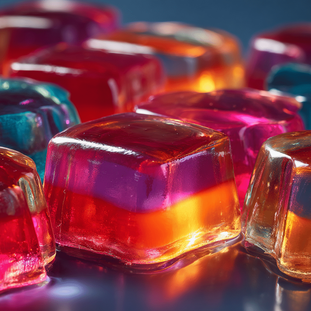 Colorful Jelly Cups Recipe - Recipe Image