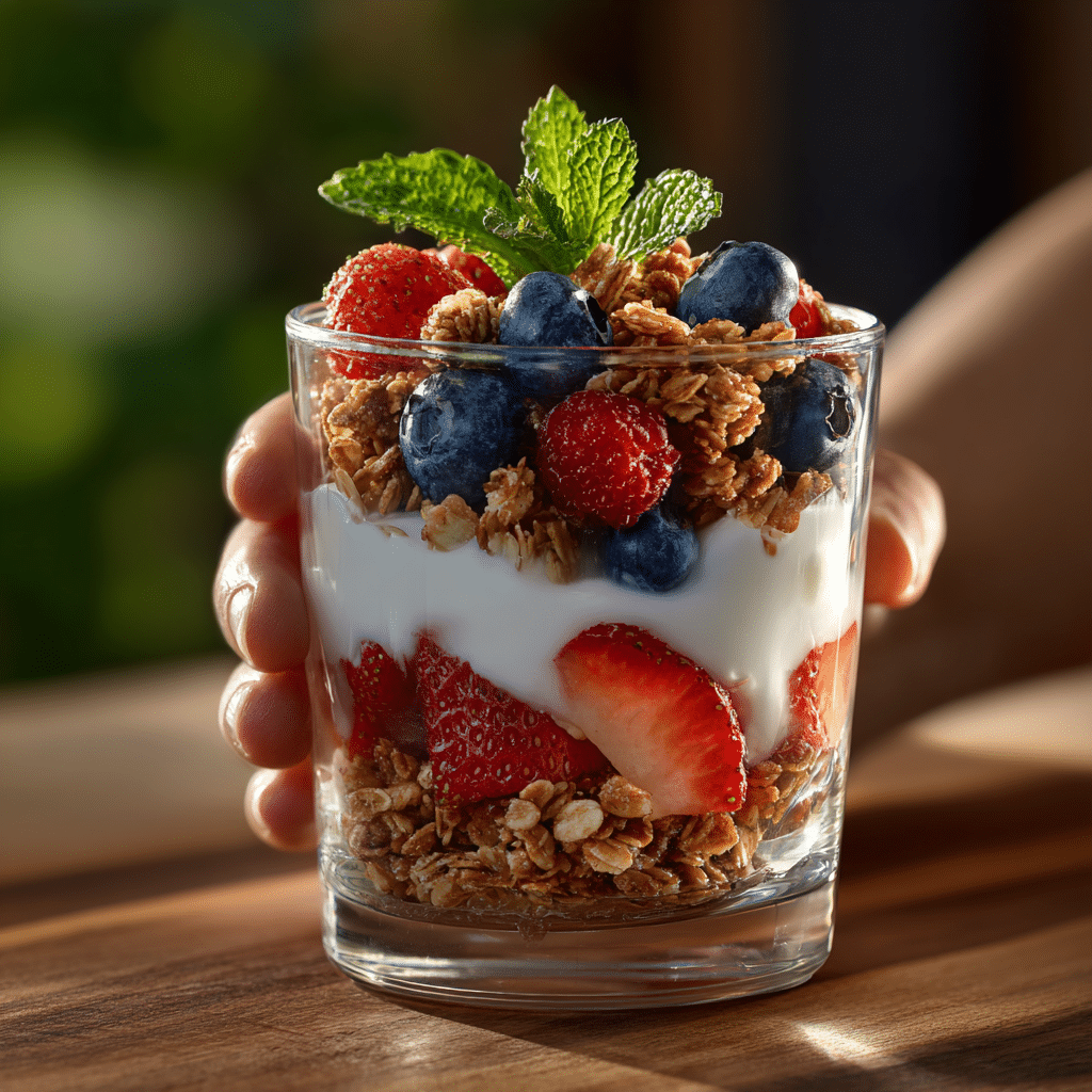 Layered Yogurt Parfait Recipe - Recipe Image