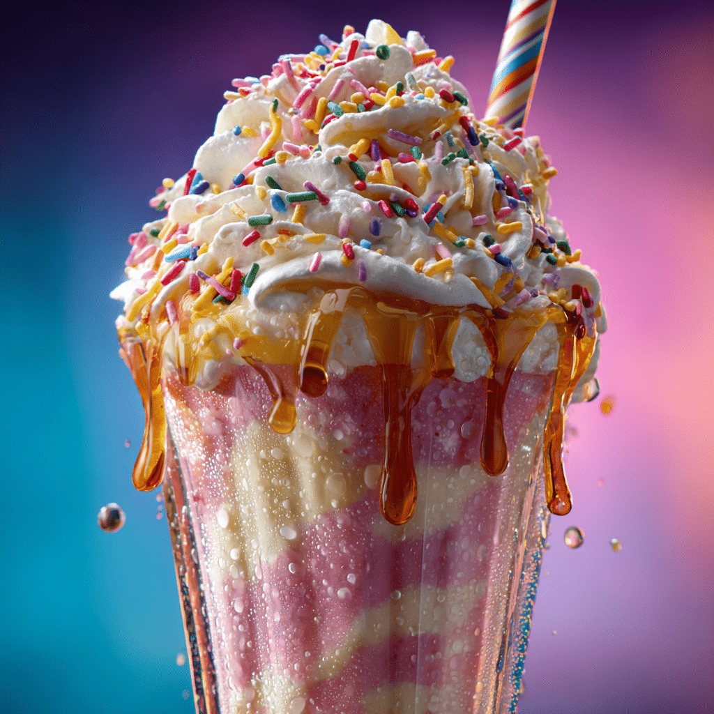 . Colorful Milkshake - Recipe Image