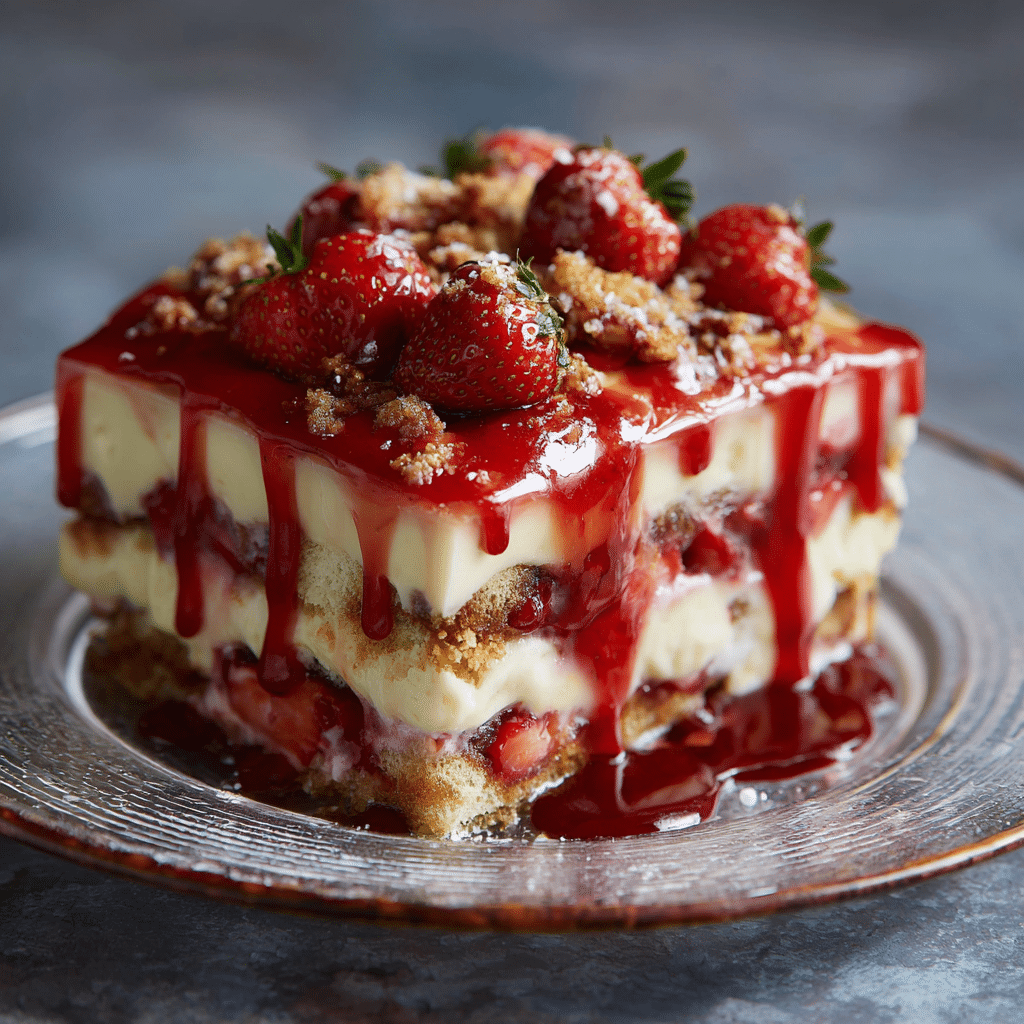 Strawberry Tiramisu Recipe - Recipe Image