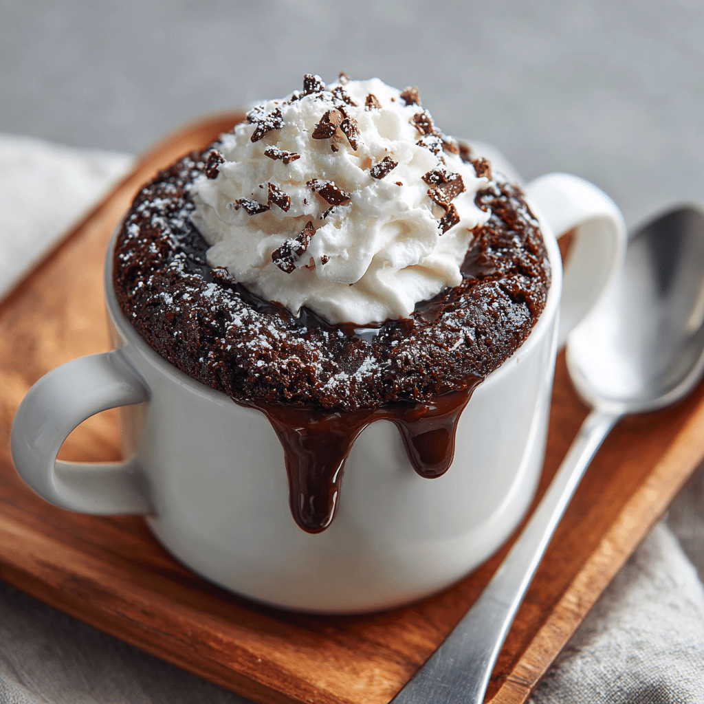 Chocolate Mug Cake Recipe - Recipe Image