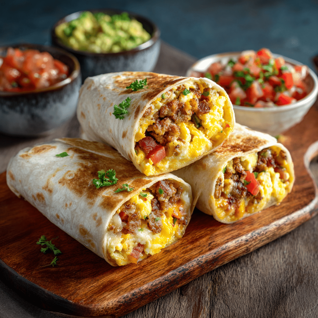 Breakfast Burritos Recipe - Recipe Image