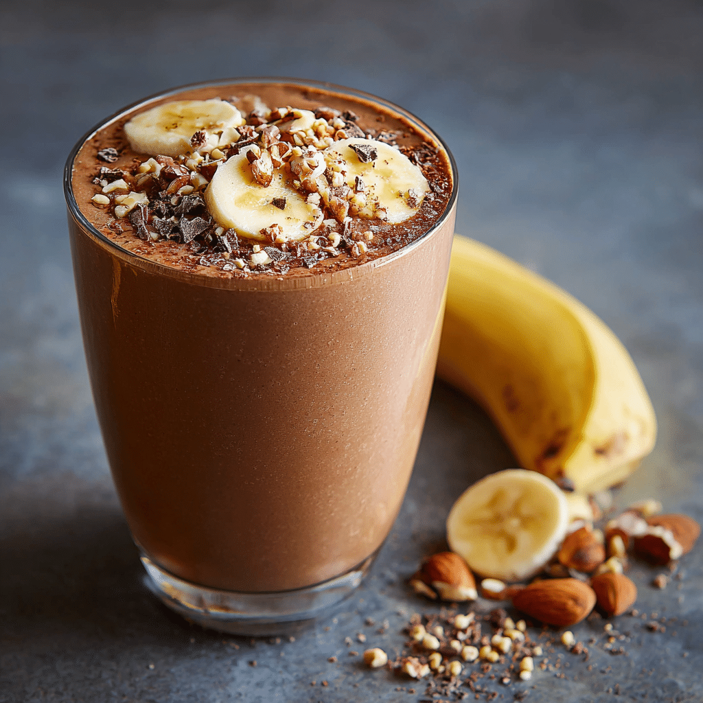 Chocolate Banana Smoothie Recipe - Recipe Image