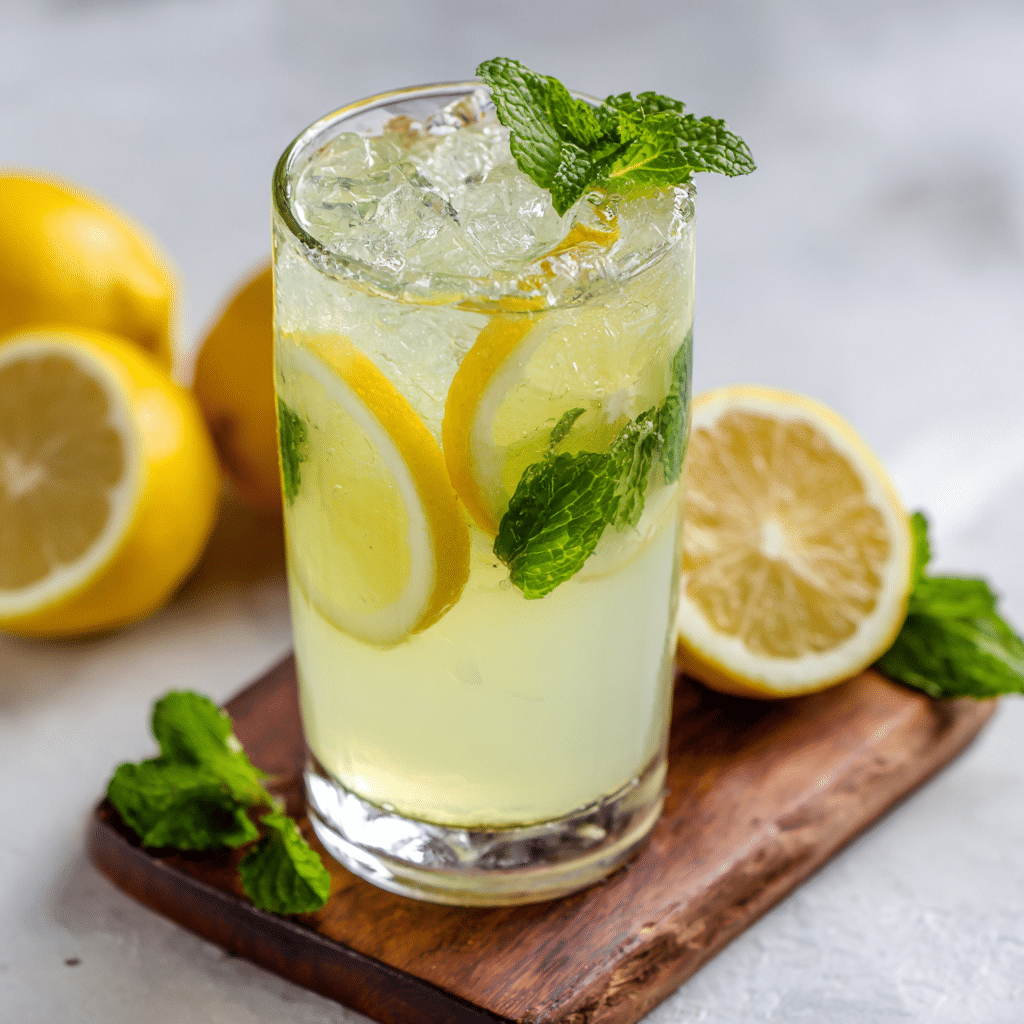 Lemon Mint Cooler Recipe - Recipe Image