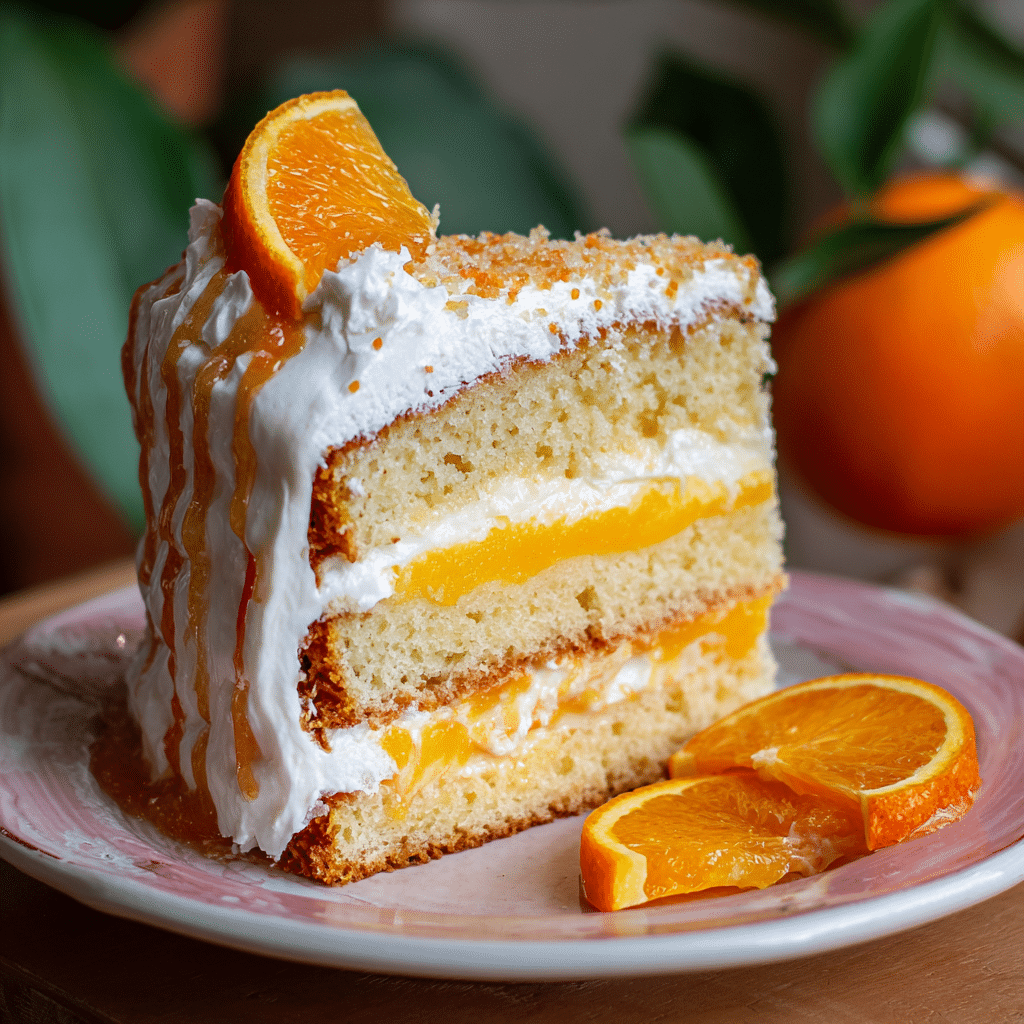 Orange Creamsicle Cake Recipe - Recipe Image