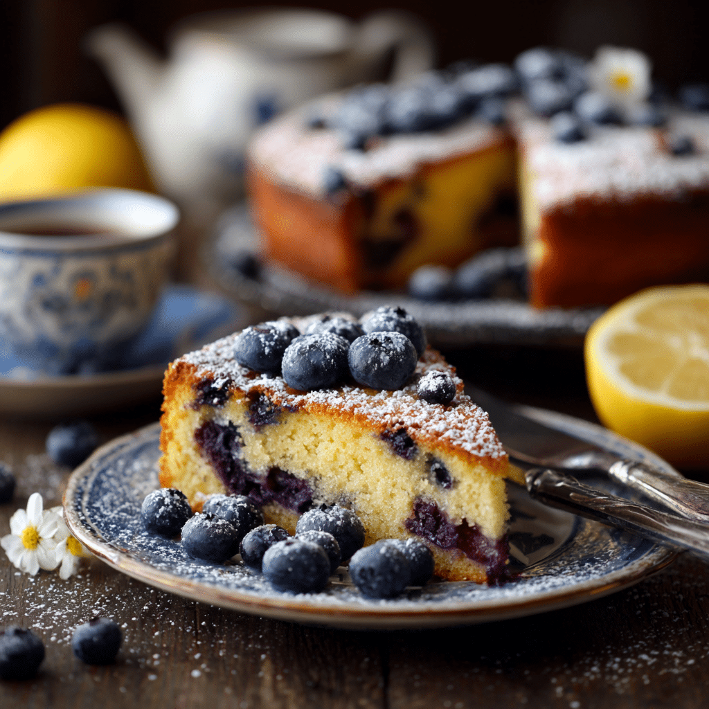 Blueberry Lemon Ricotta Cake Recipe - Recipe Image