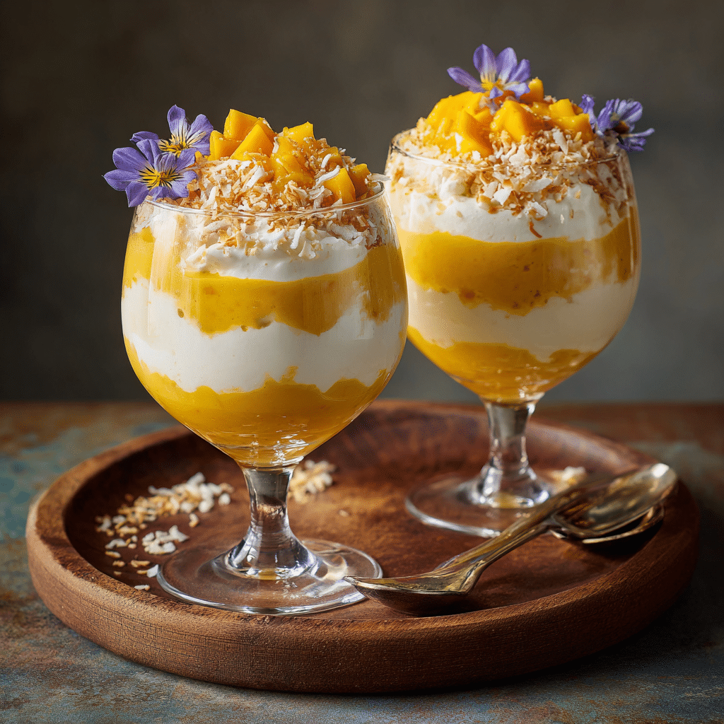 Mango Coconut Cloud Parfaits Recipe - Recipe Image