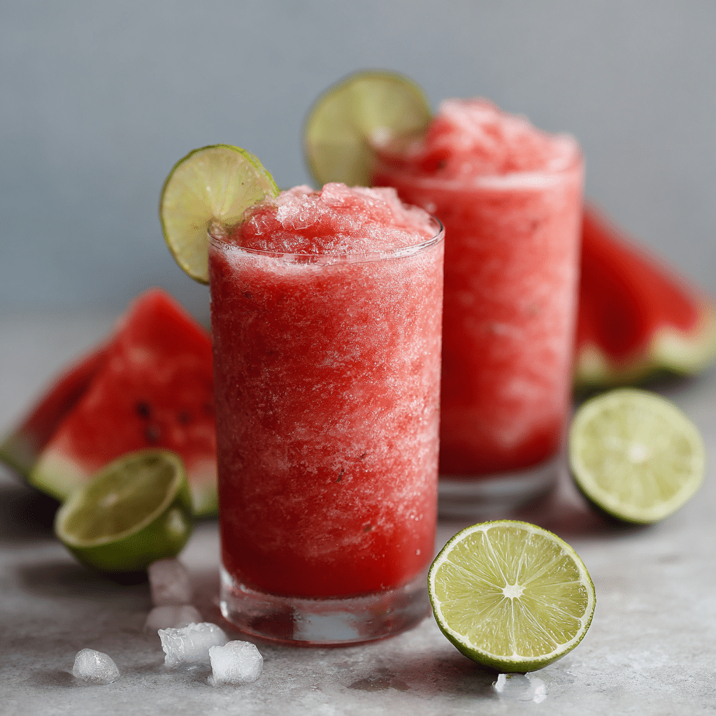 Watermelon Slush Drink Recipe - Recipe Image
