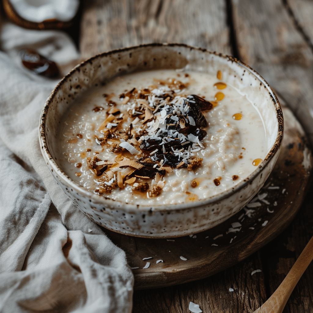 Peanut Butter Chocolate Rice Bowl Recipe - Recipe Image
