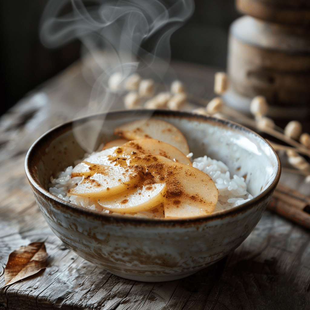 Apple Honey Cinnamon Rice Comfort Recipe - Recipe Image