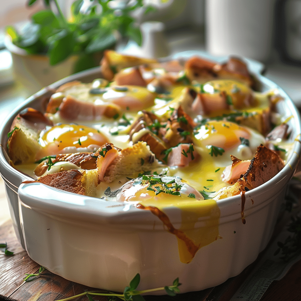 Joanna Gaines Eggs Benedict Casserole Recipe - Recipe Image