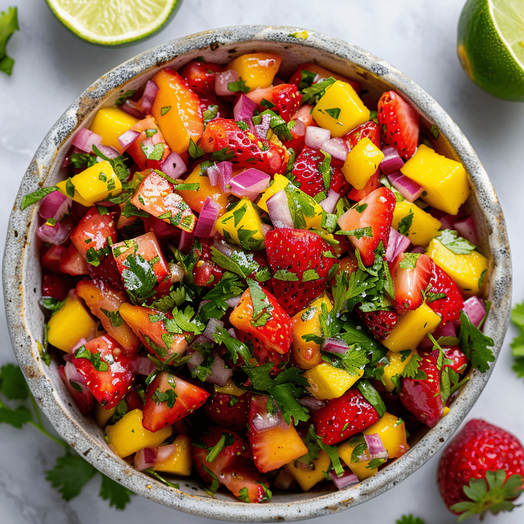 Strawberry Mango Salsa Recipe - Recipe Image