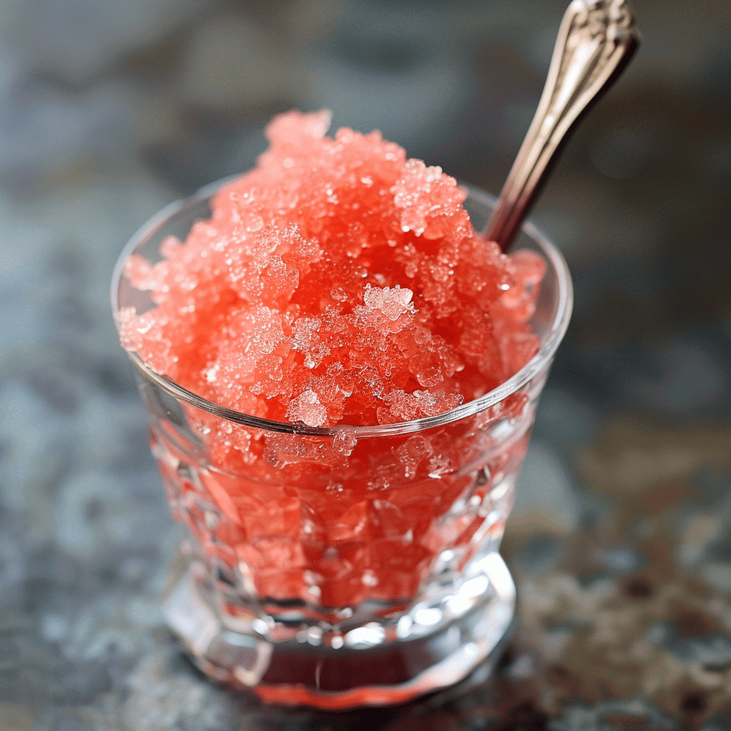 Watermelon Granita Recipe - Recipe Image